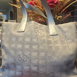 CHANEL Elegant Gray Tote